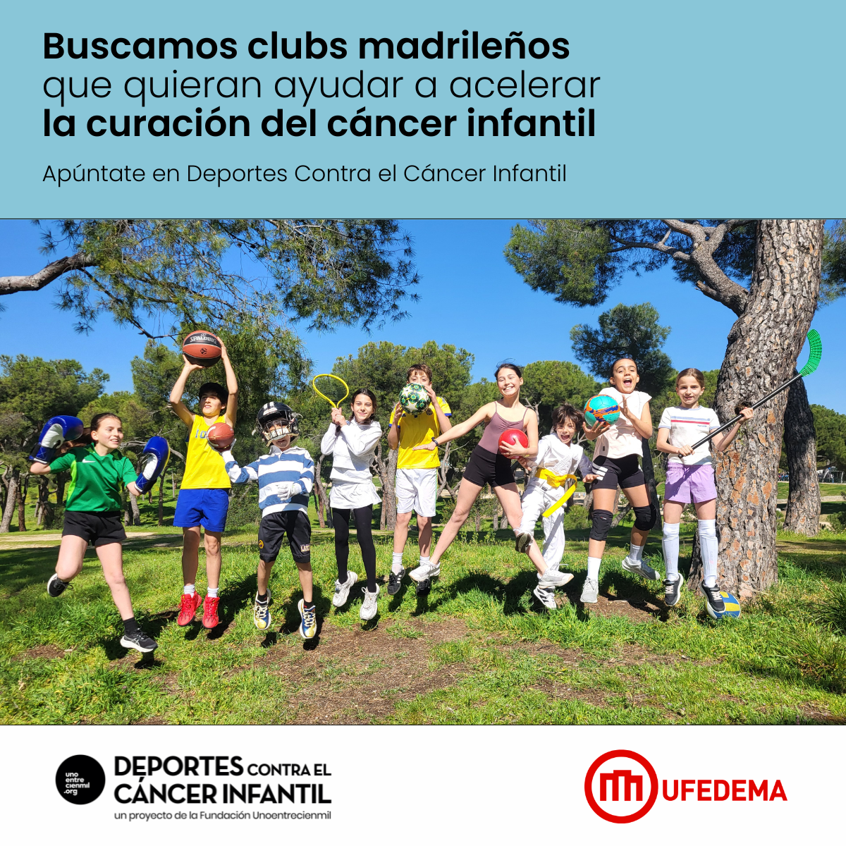 UFEDEMA os invita a participar en Deportes Contra el Cáncer Infantil